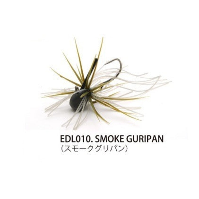 Raid Japan Rubber Jig EGU-Dama Type-Level 4.5g Smoke Green Pumpkin