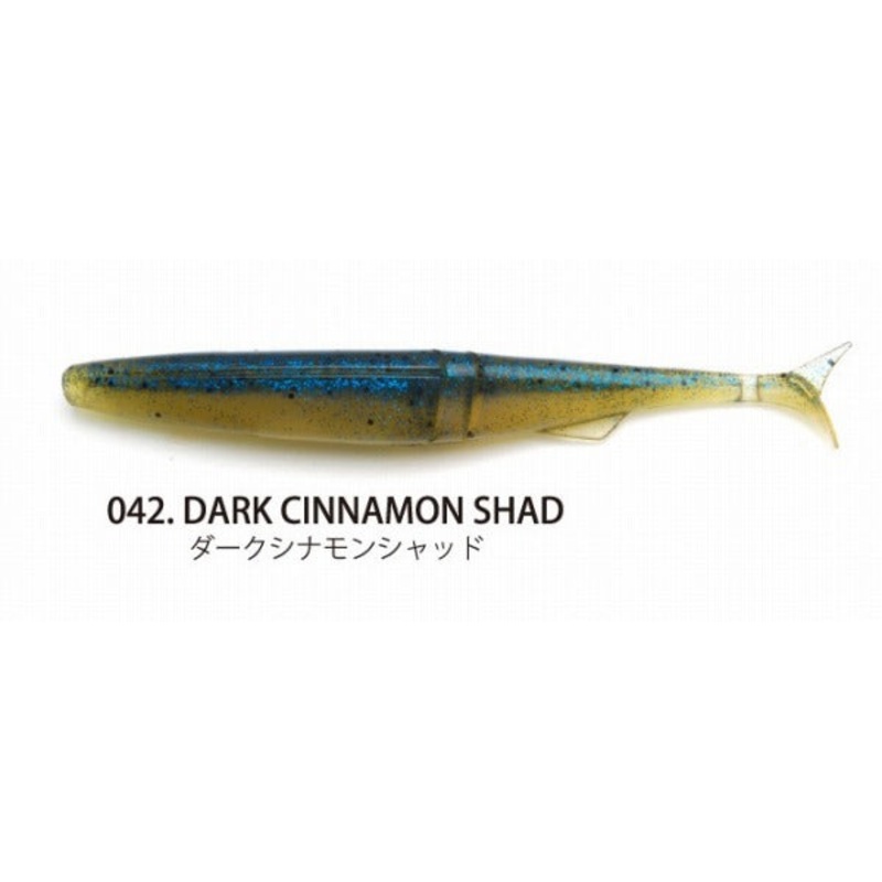 Raid Japan Worm Fantastick 5.8inch 042 Dark Cinnamon Shad