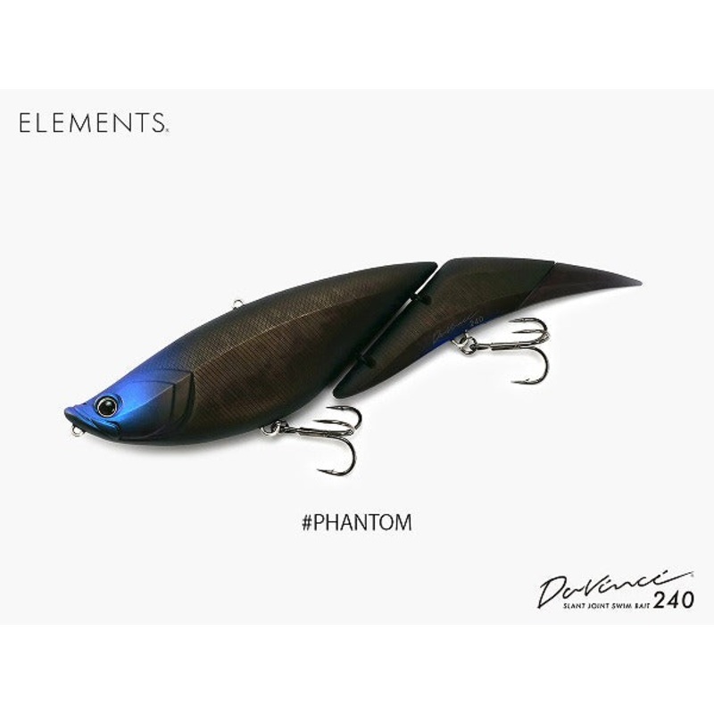 Elements Bass Lure Davinci 240 #Phantom