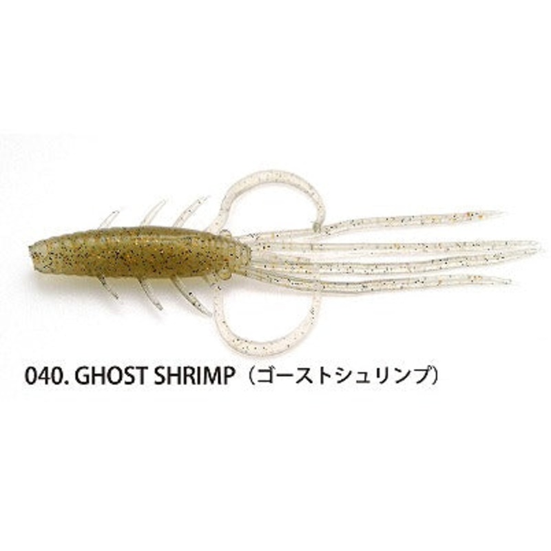Raid Japan Worm Oka Ebi 2.5inch Ghost Shrimp
