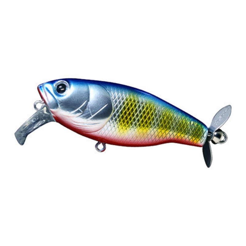 Deps Bass Lure Buzz Jet Jr #26 Red & Bluegill