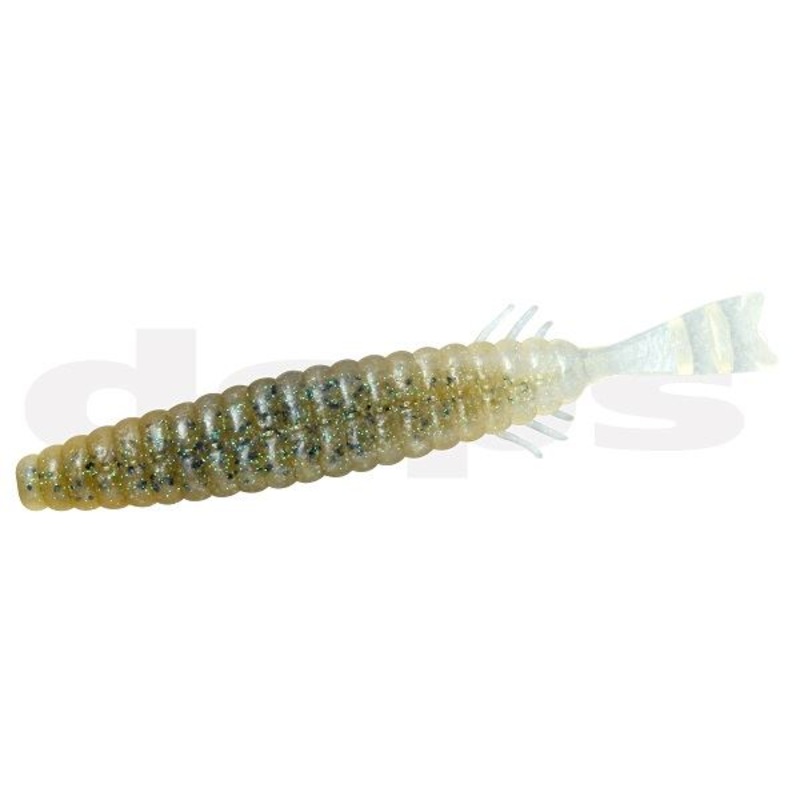 Deps Worm Bull Slender 4.7inch #114 Champagne Pepper & Neon Pearl