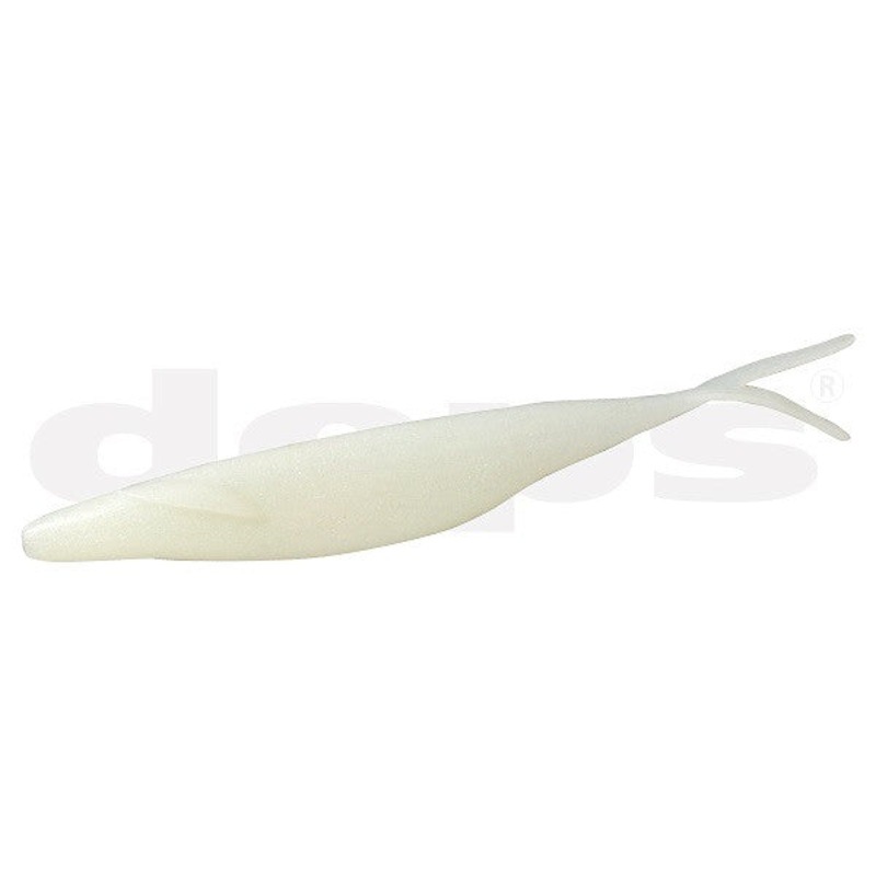 Deps Worm Sakamata Shad 2inch #39 Pearl White
