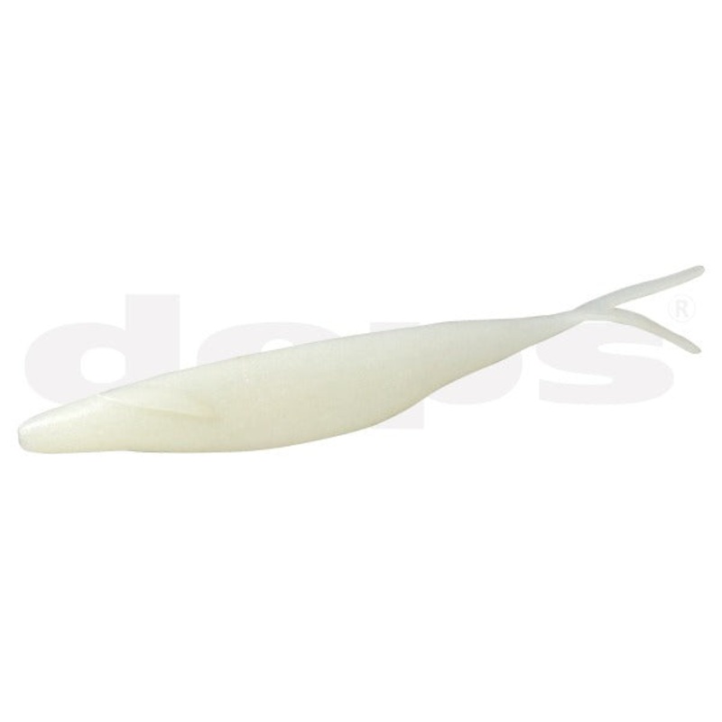 Deps Worm Sakamata Shad 8inch Heavy Weight #39 Pearl White