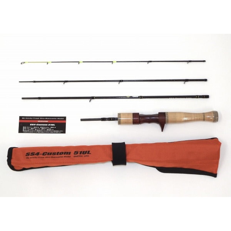 Smith Trout Rod Be Sticky Trout HM model SS4-Custom 51UL (Baitcasting 4 Piece)