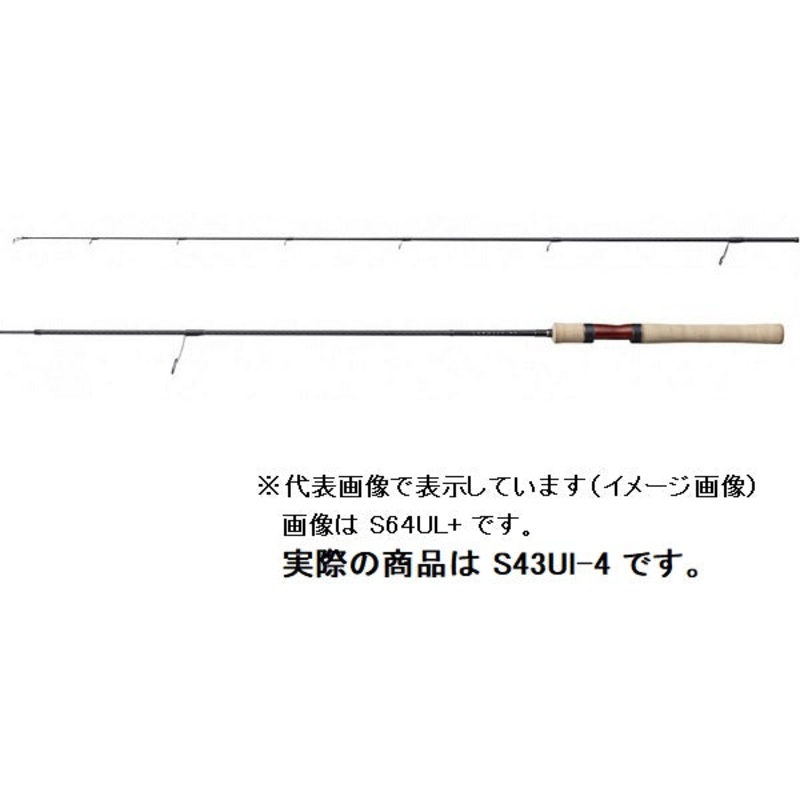 Shimano Trout Rod 21 Cardiff NX S43UL-4 (Spinning 4 Piece)