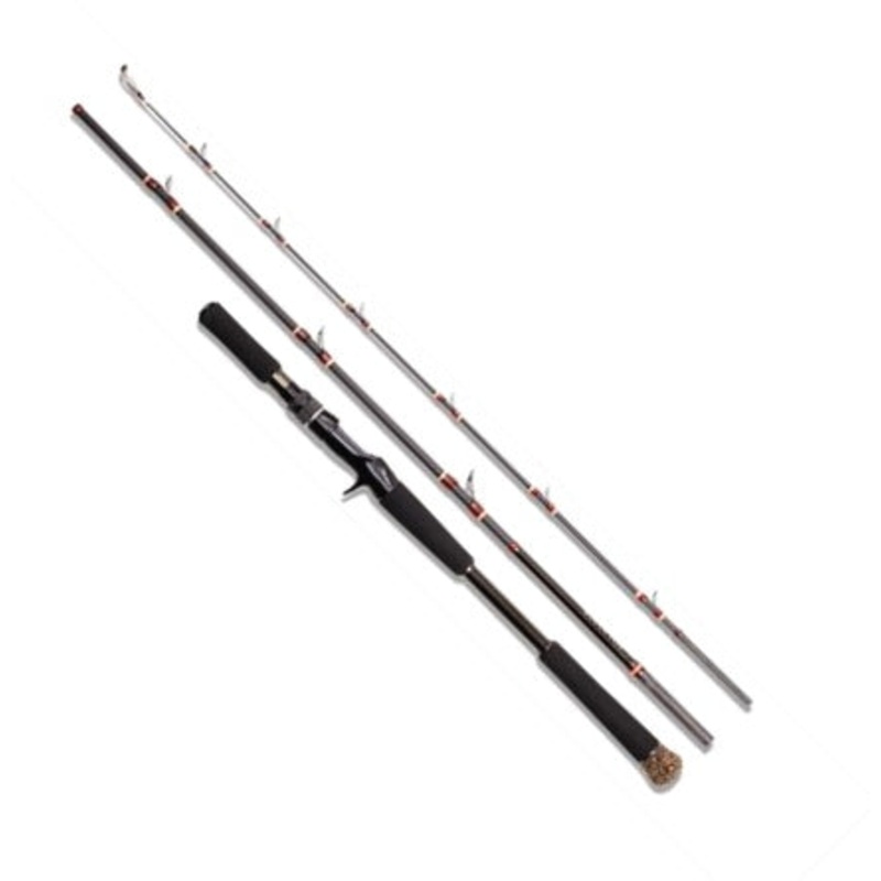 Megabass Bass Rod Valkyrie World Expedition Multi VKC-66XH-3 (Baitcasting 3 Piece)