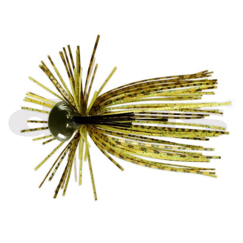 Deps Rubber Jig Cling Head Jig 3/16oz #24 Scale Root Beer