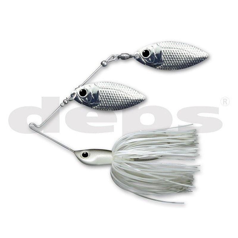 Deps Spinnerbait B Custom 3/8oz Double Willow #12 WH Carp