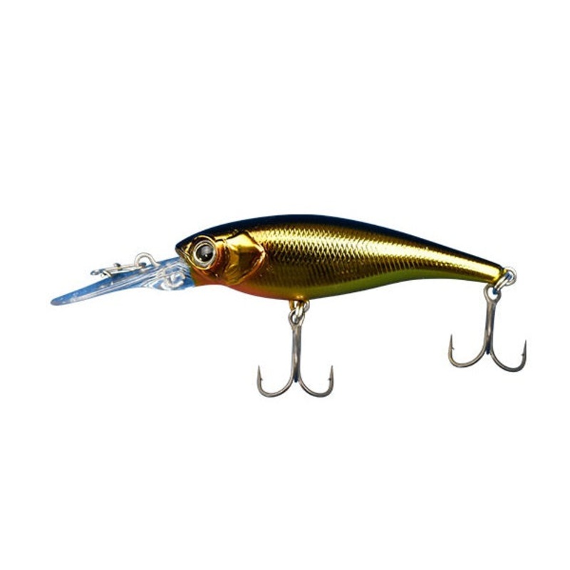 Dstyle Bass Lure Dblow Shad 58SP Gold Black