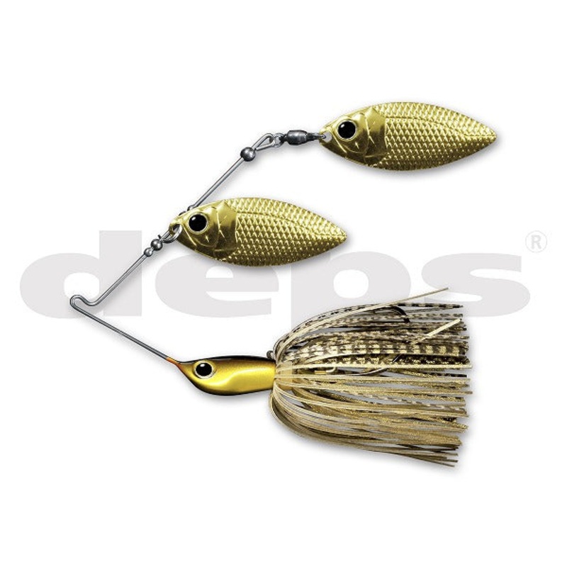 Deps Spinnerbait B Custom 3/8oz Double Willow #06 Kurokin