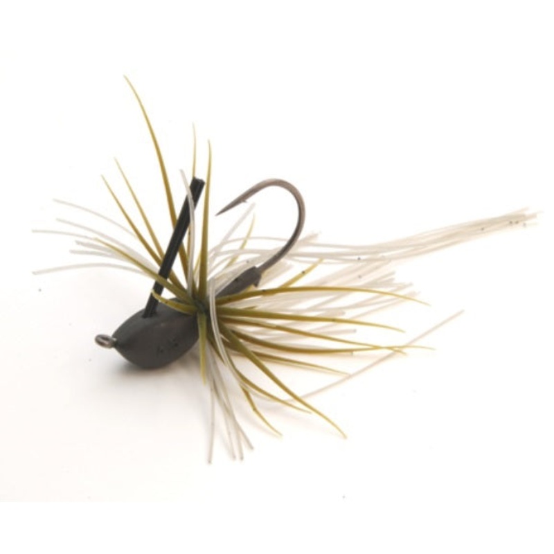 Raid Japan Rubber Jig EGU-Dama Type-Cover 2.7g Smoke Green Pumpkin