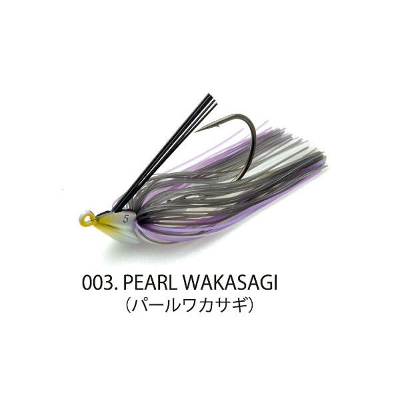 Raid Japan Rubber Jig Head Slide 11g Pearl Wakasagi