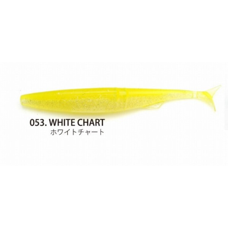 Raid Japan Worm Fantastick 5.8inch 053 White Chart