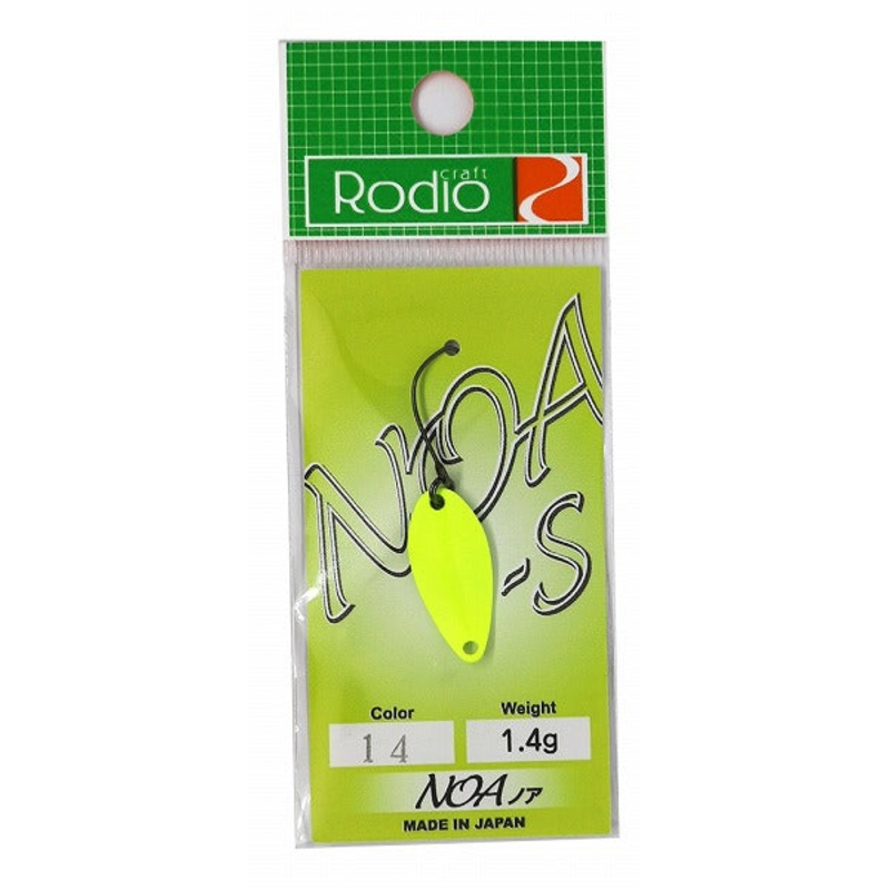 Rodio Craft Spoon Noa-S 1.4g #14 Fluorescent Yellow