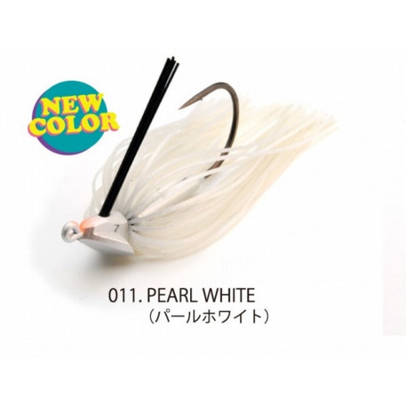 Raid Japan Rubber Jig Head Slide 11g Pearl White