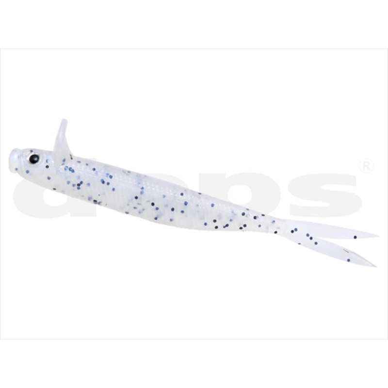 Deps Worm Frilled Shad 4.7 #128 Blue Glimmer