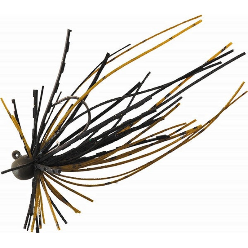 Daiwa Rubber Jig Steez Spin Finesse Jig 1.3g Black Pumpkin