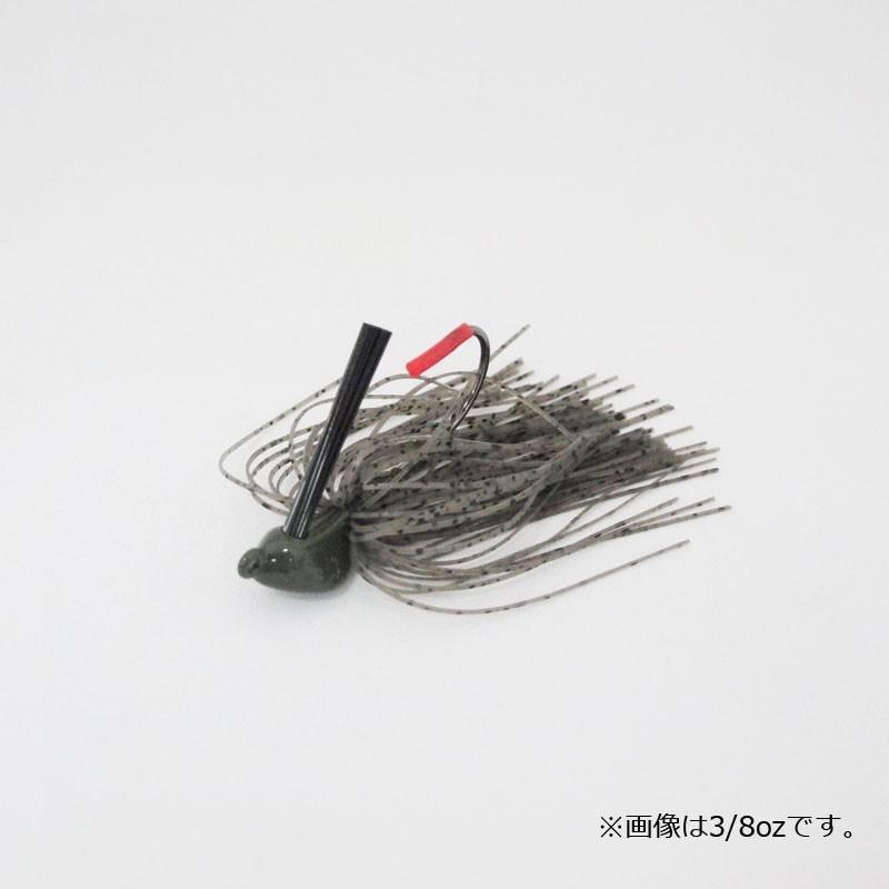 Deps Rubber Jig Flat Back Jig 3/16oz #65 FS Watermelon Seed