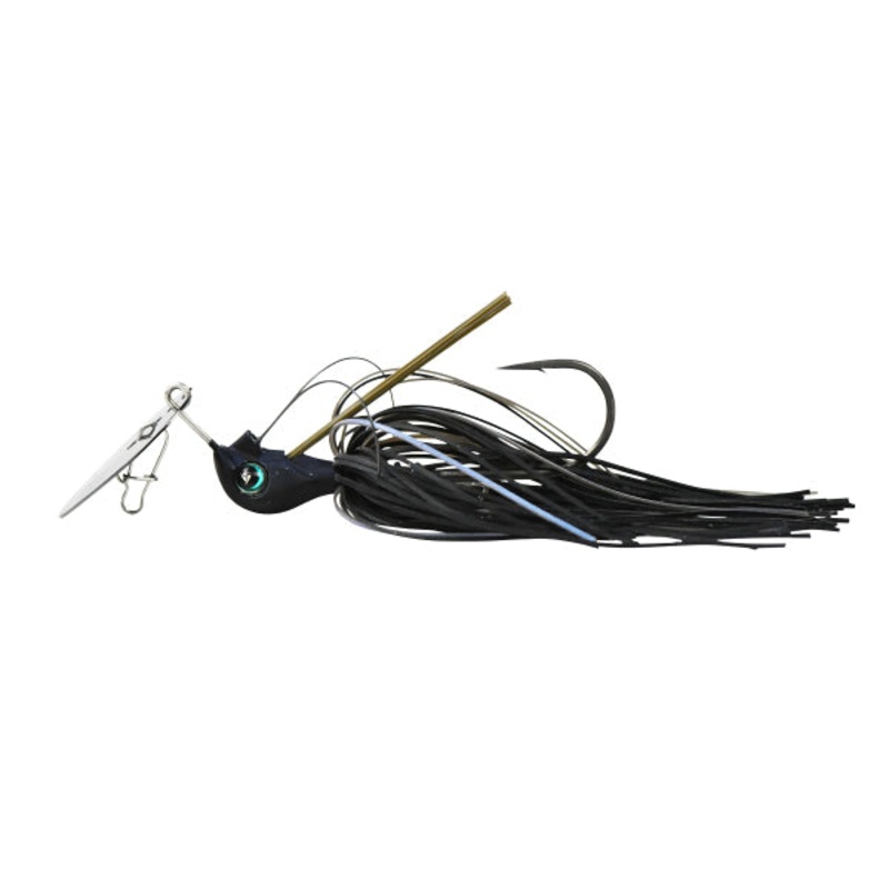 Dstyle Rubber Jig D-Blade Jig 3/8oz Midnight Black