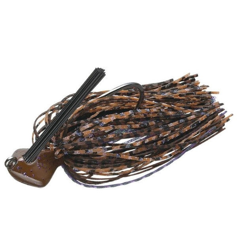 Evergreen Rubber Jig Casting Jig Silicon 1/2oz #108 Brown Purple Illusion