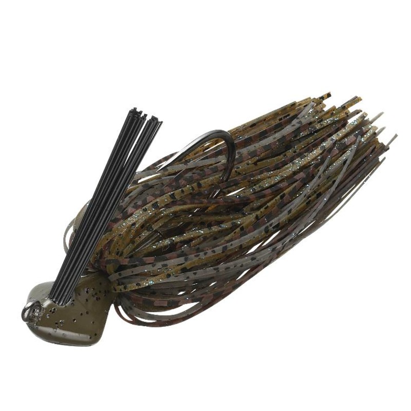 Evergreen Rubber Jig Casting Jig Silicon 1/4oz #107 GR Pumpkin