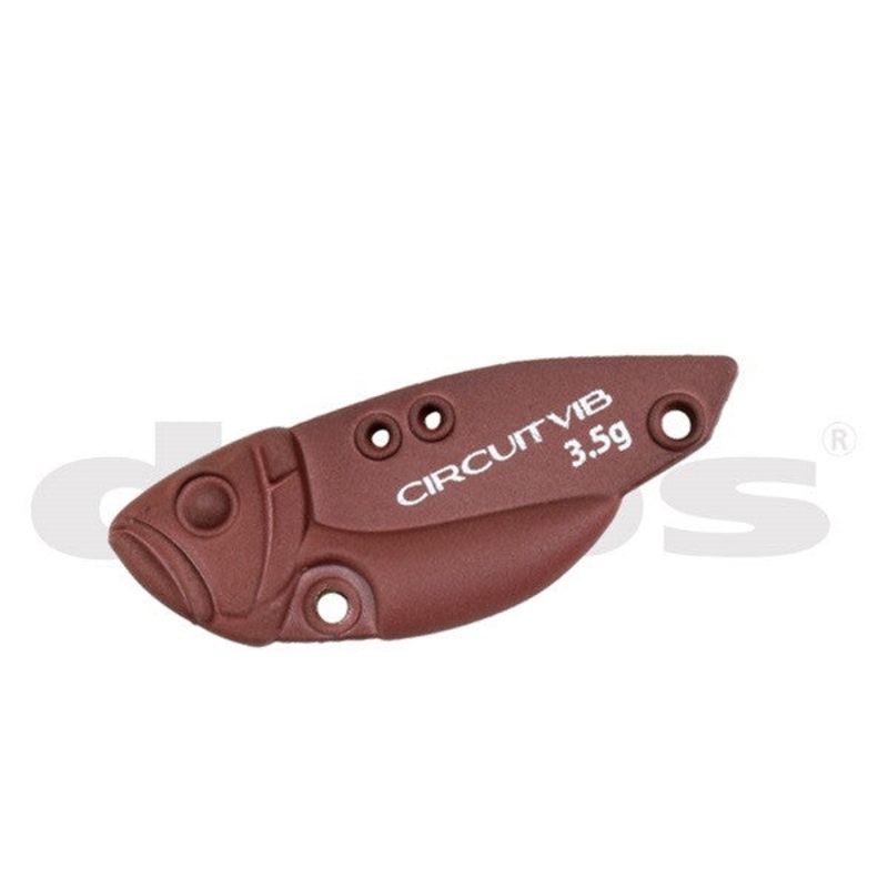 Deps Trout Plug Circuit Vib Trout model 2.0g #08 Chocolate Brown