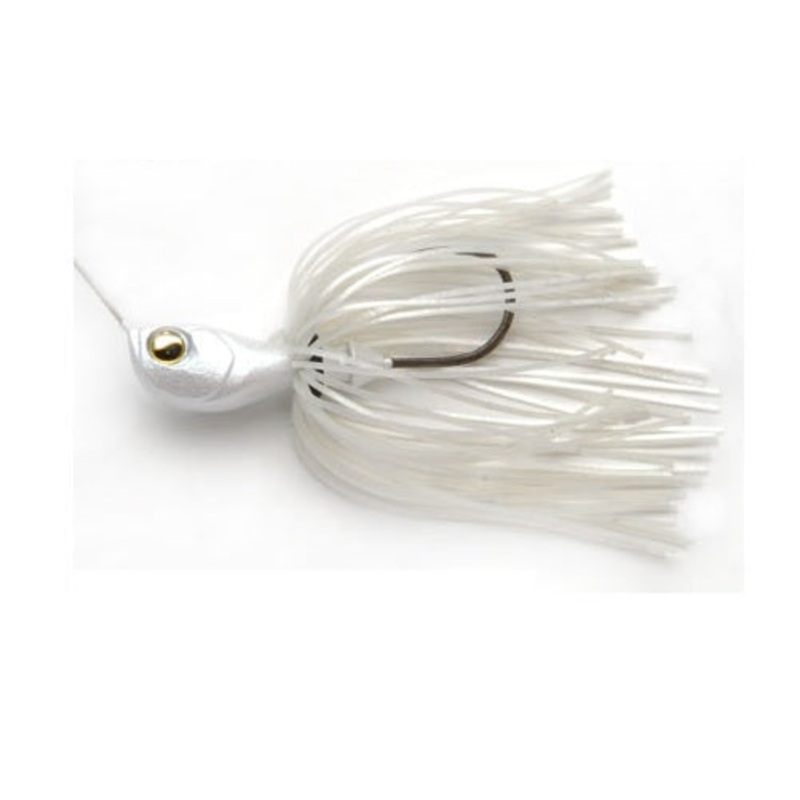 Raid Japan Spinner Bait Level Spin 3/8oz. Pearl White