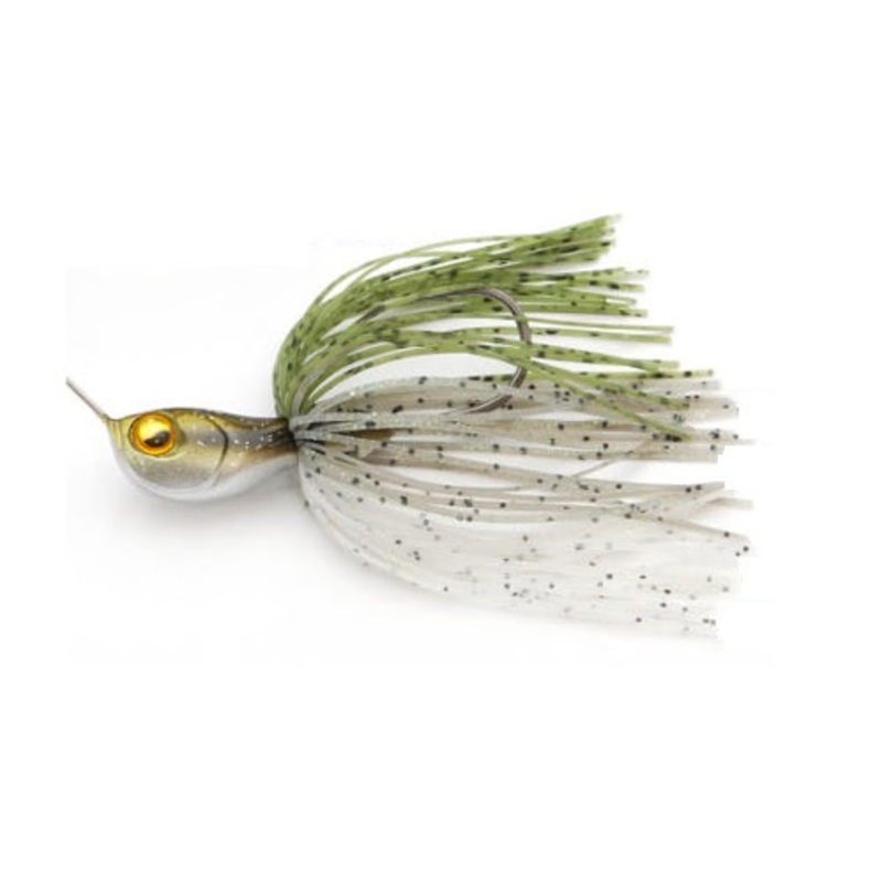 Raid Japan Spinner Bait Level Spin 3/8oz. Smoke Shad