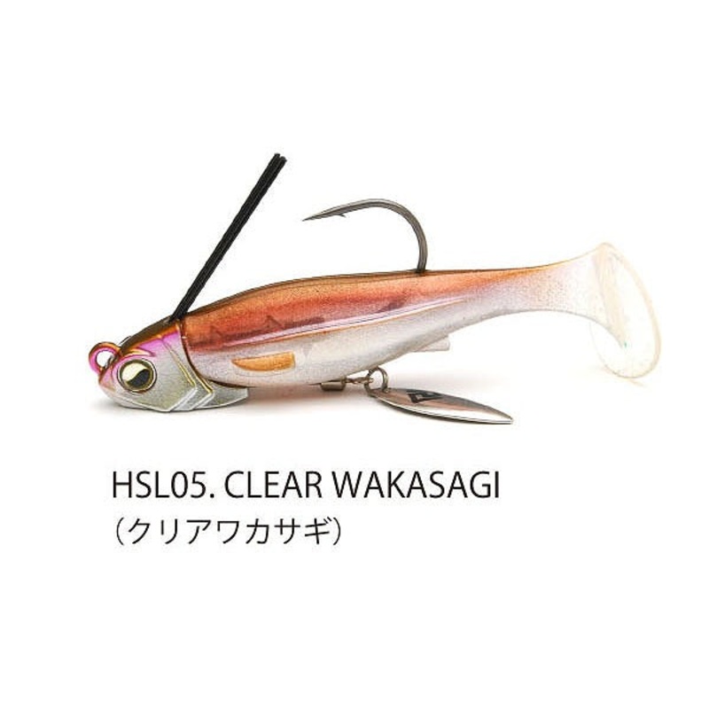 Raid Japan Warm Head Swimer Libero 14g 05. Clear Wakasagi