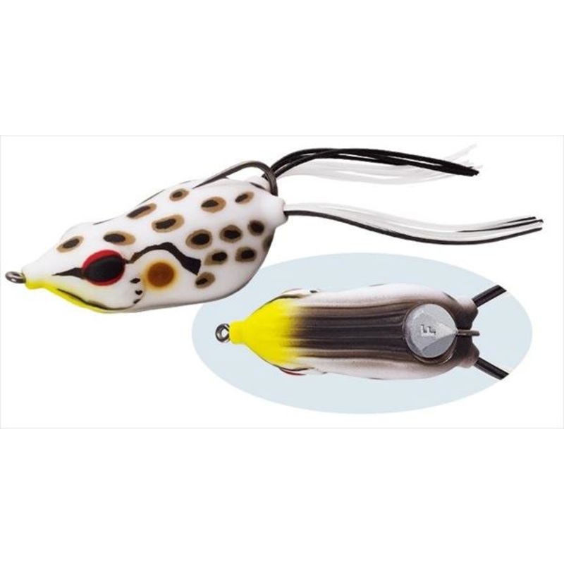 Evergreen Bass Lure Kicker Frog Jr #248 Tonosama White