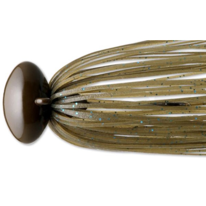 Deps Rubber Jig Head Lock Jig 1oz #67 FSGP/Blue Flake