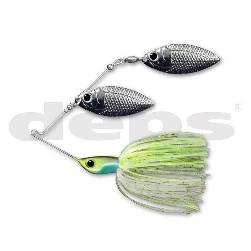 Deps Spinnerbait B Custom 3/8oz Double Willow #07S/Chart