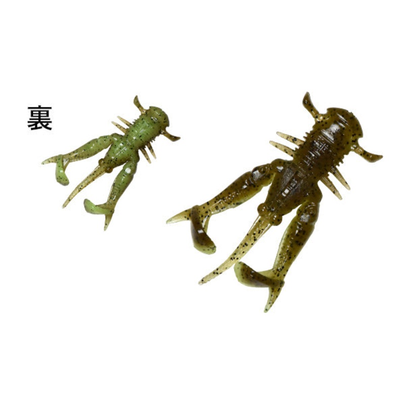 Dstyle Worm D2 Hog 2inch Green Pumpkin/Chart