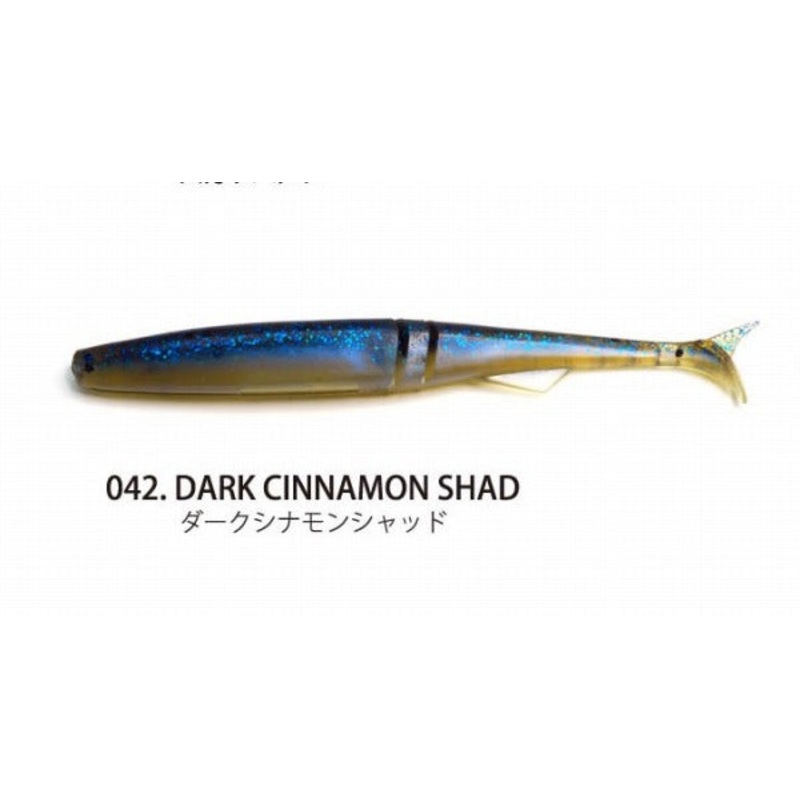 Raid Japan Worm Finestick 3.5inch Dark Cinnamon Shad