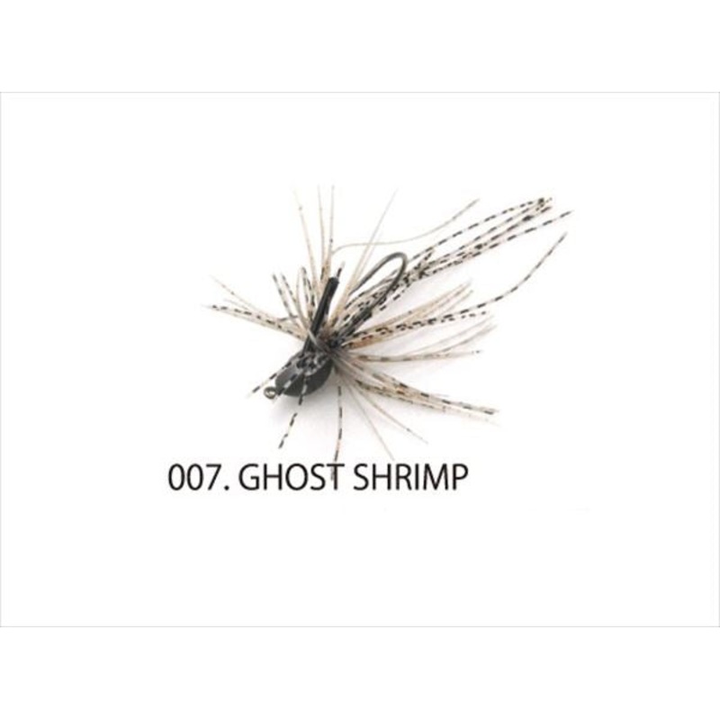 Raid Japan Rubber Jig EGU-Dama Cover 4.5g Ghost Shrimp