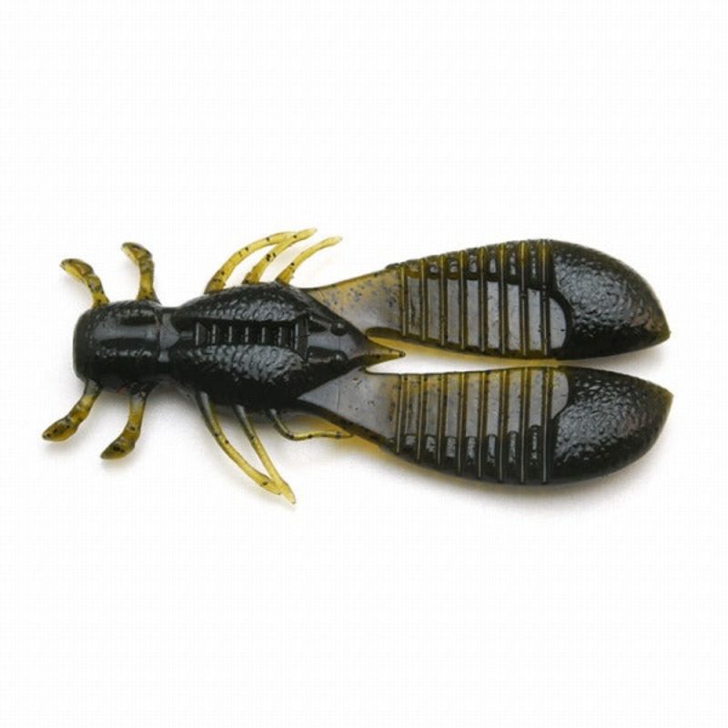 Raid Japan Worm EGU Chunk 3.5inch 001 Green Pumpkin Seed