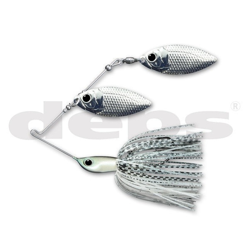 Deps Spinnerbait B Custom 1/2oz Double Willow #16G Crystal