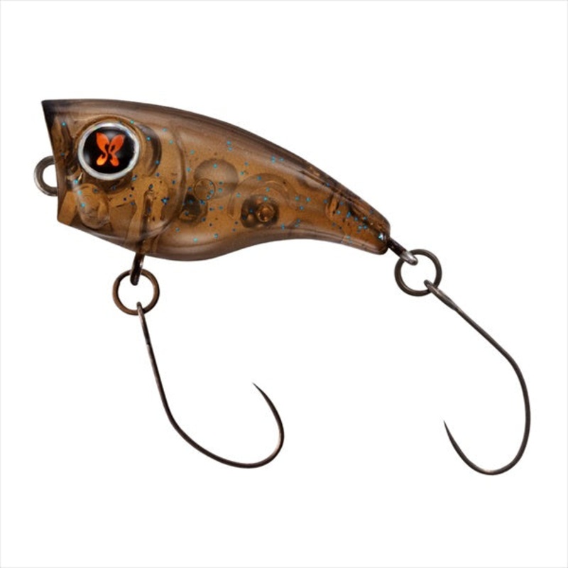 Daiwa Trout Plug Presso Ratllin' Poppin' Bug Smoke Glitter