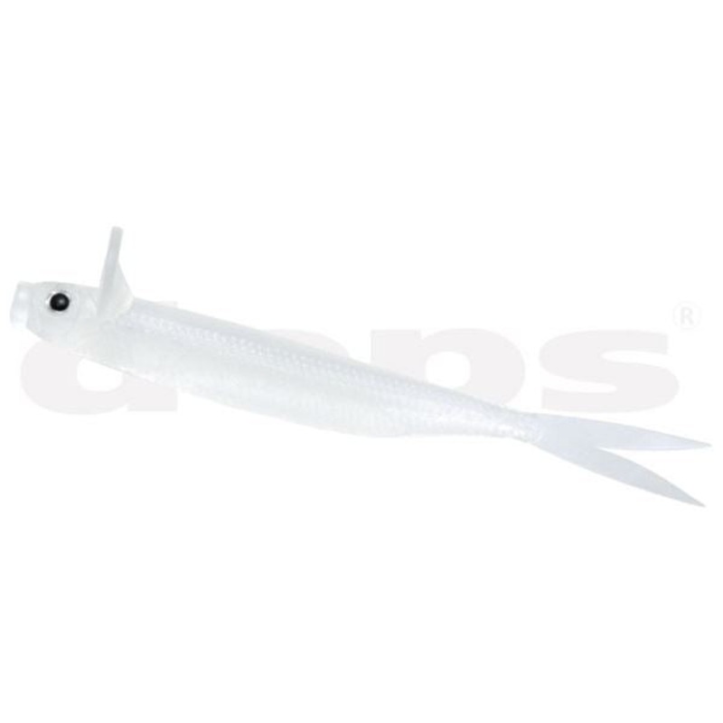 Deps Worm Frilled Shad 4.7inch #148 Salt Clear