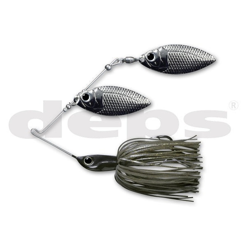 Deps Spinnerbait B Custom 3/8oz Double Willow #05 Night Head