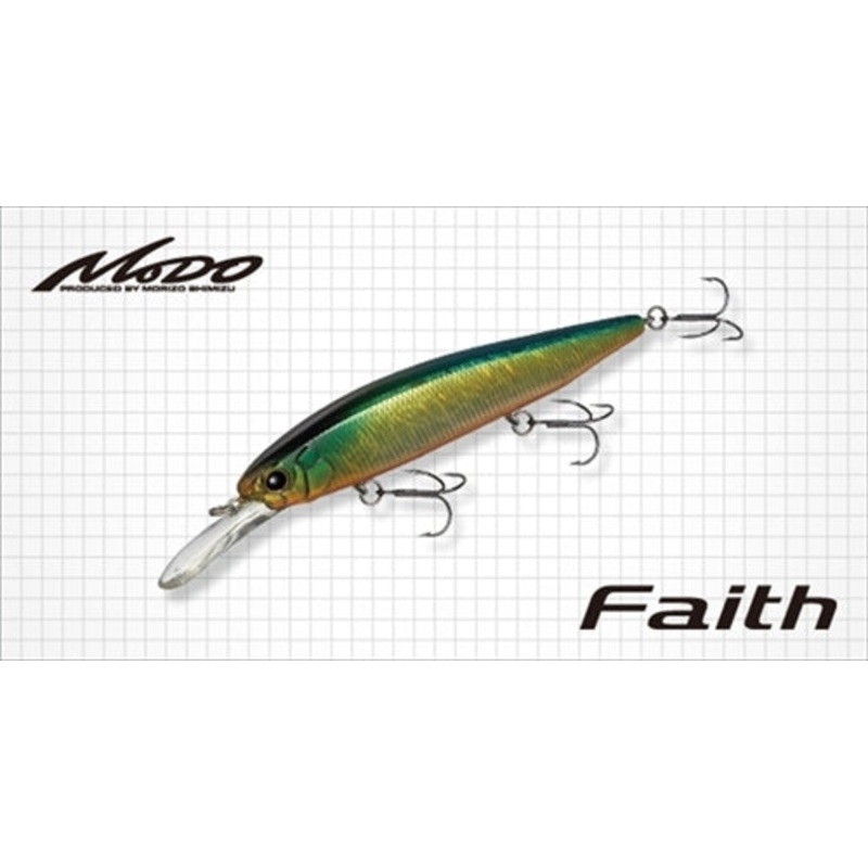 Evergreen Bass Lure Faith #210 Half Mirror Moroco