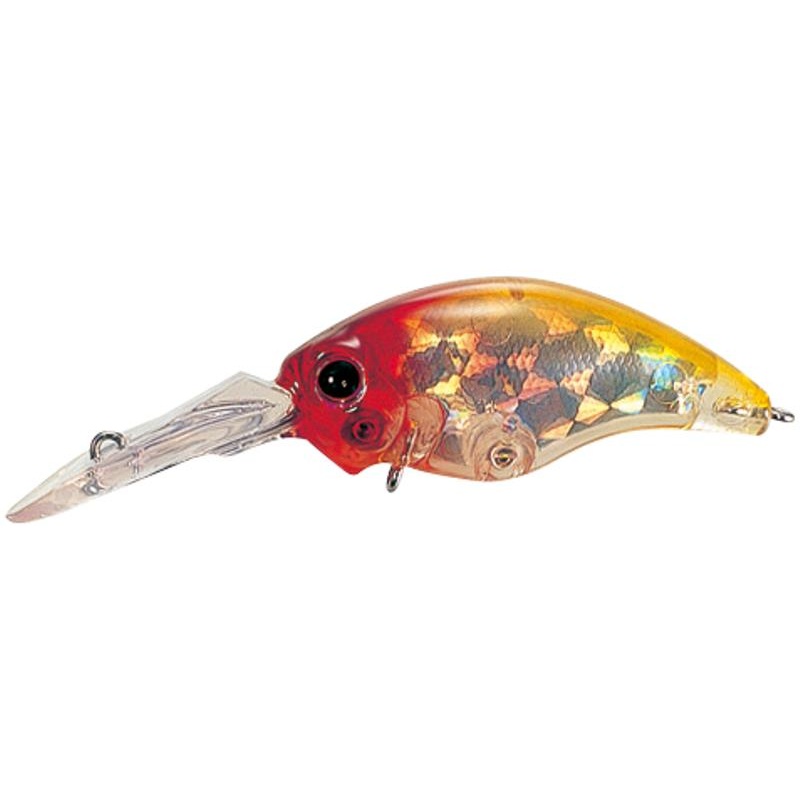 Evergreen Bass Lure MoDO Rattle in Wild Hunch #66 Flash Crown