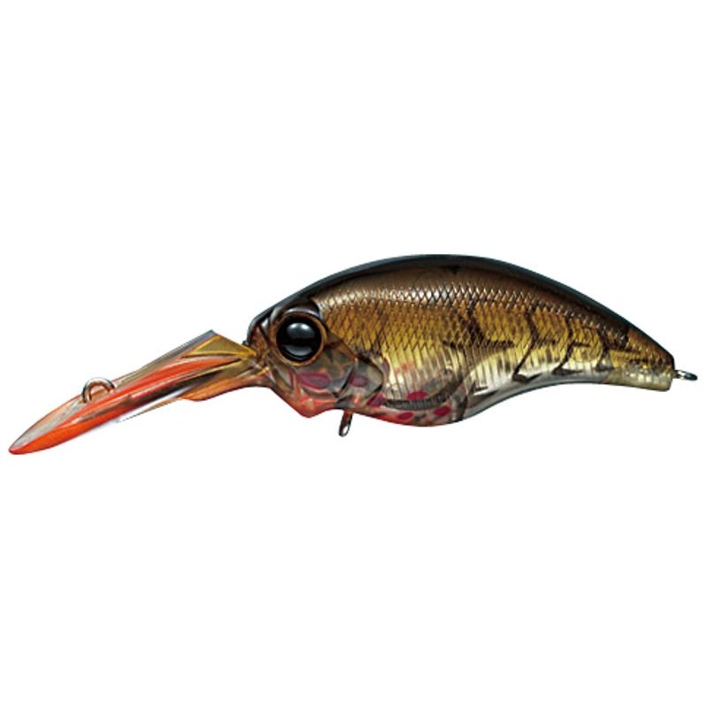 Evergreen Bass Lure MoDO Rattle in Wild Hunch #81 BL Brown Claw