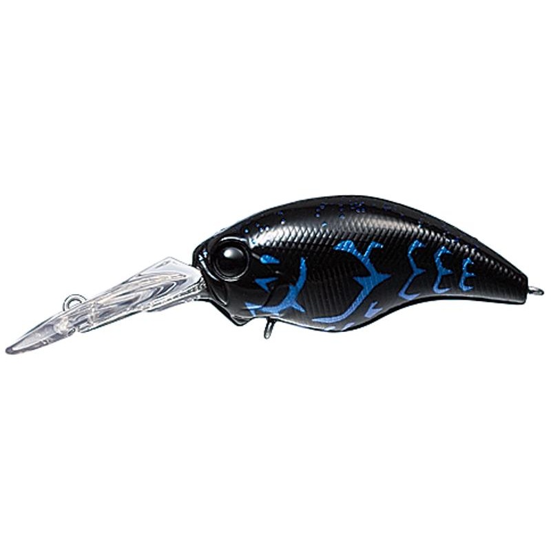 Evergreen Bass Lure MoDO Wild Hunch #85 Black & Blue Claw