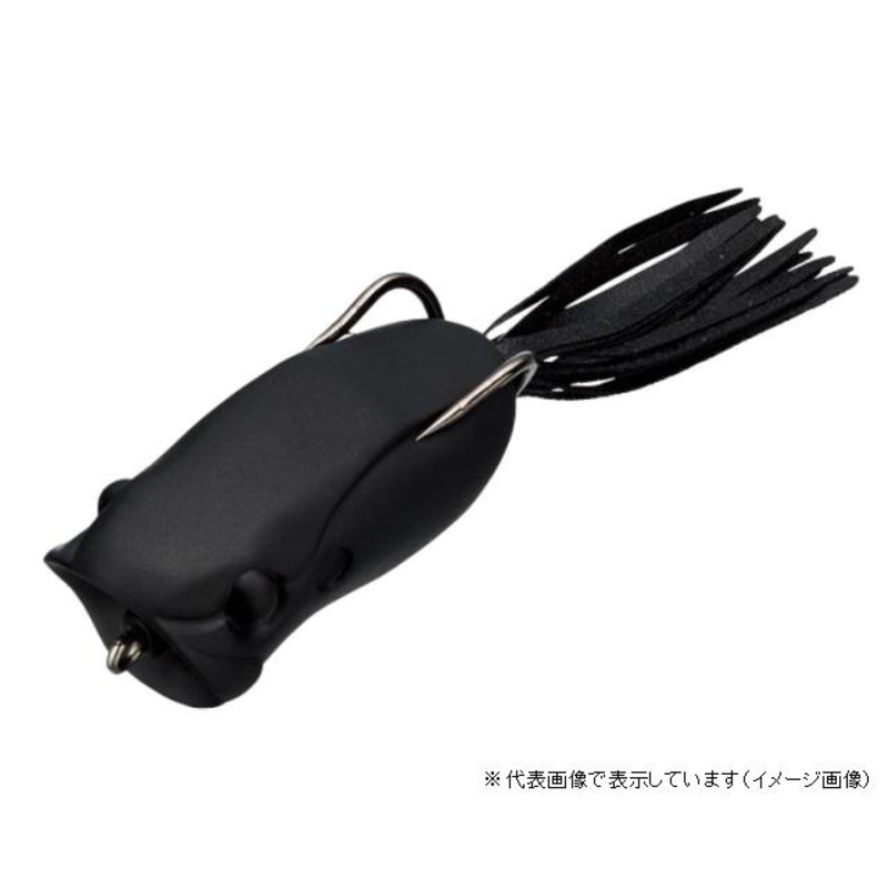 Evergreen Bass Lure Poper Frog #152 Matte Black
