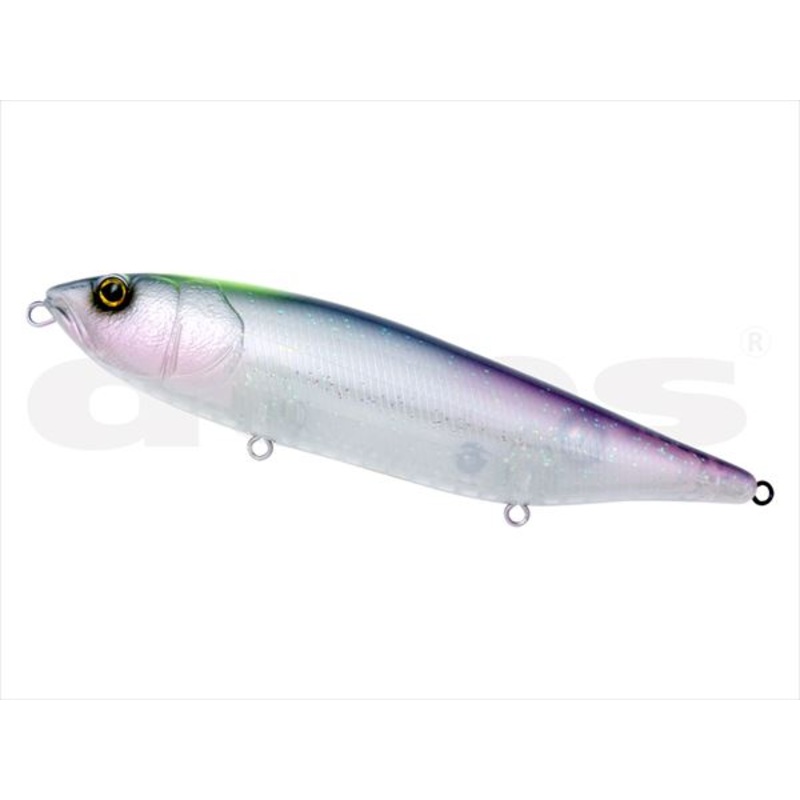 Deps Bass Lure Huge Pencil Walker Rattle (sound type) #12 Aurora Glitter