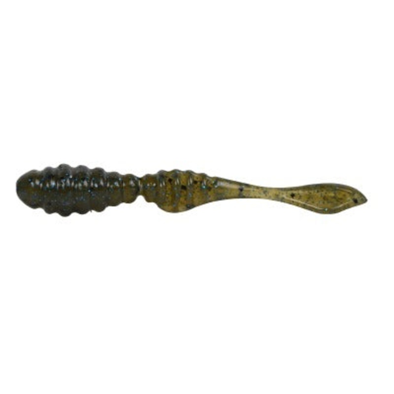 Dstyle Worm D1 Type HG 2.2inch Green Pumpkin Blue Flake & Pepper