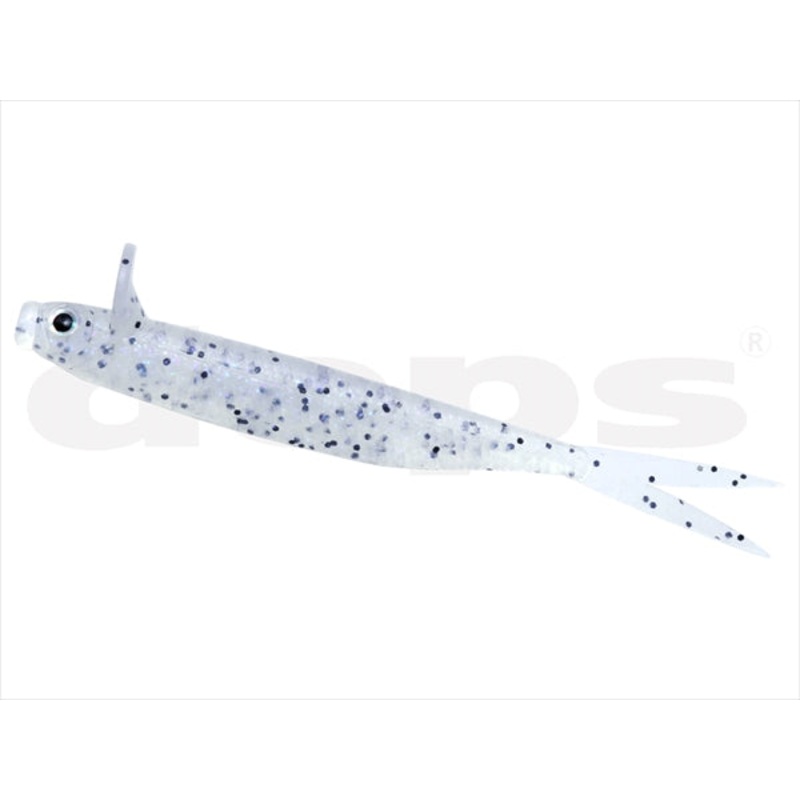 Deps Worm Frilled Shad 4.7 #126 Purple Neon